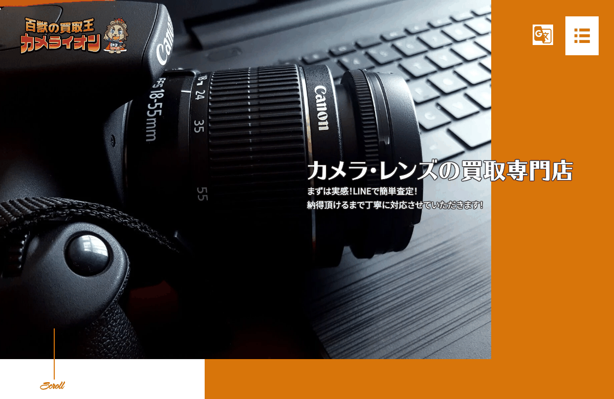 カメライオンの公式サイト